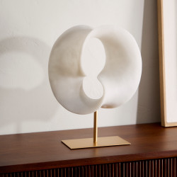 Figura decorativa de resina Art Decor Beige