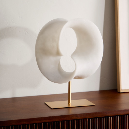 Figura decorativa de resina Art Decor Beige