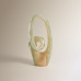 Figura decorativa de vidrio Lasi Blanco