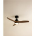Ventilador de techo S con luz LED y motor DC Son Bou Marrón