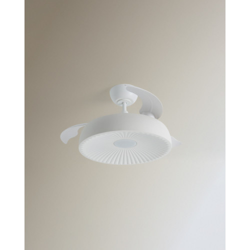 Ventilador de techo con luz LED y motor DC Victoria Sulion Blanco