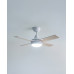 Ventilador de techo S con luz LED y motor DC Dominicana Blanco