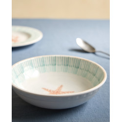 Bowl de melamina para exterior Arrecife Azul claro