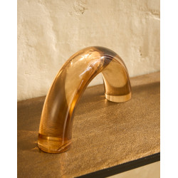Figura decorativa de cristal Ponto Rosa