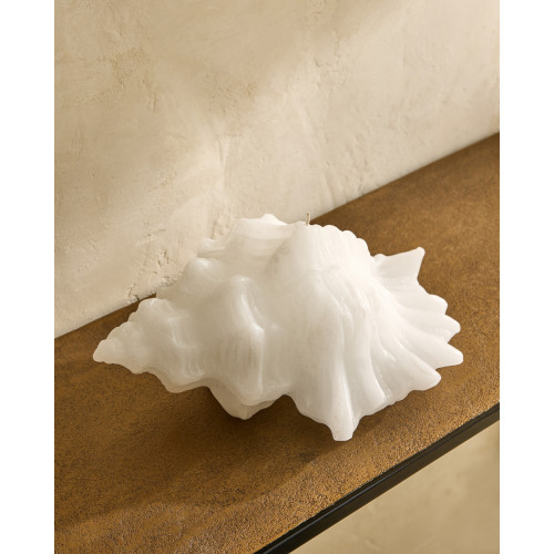 Vela decorativa Caracola Summer Collection Blanco