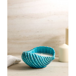 Vela en vaso Concha Summer Collection Blanco