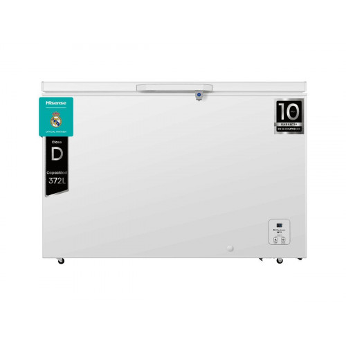Congelador horizontal Hisense FT484D4AWLYD, Blanco, 372 L, D