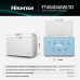 Congelador horizontal Hisense FT484D4AWLYD, Blanco, 372 L, D