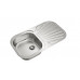 Teka Stylo 1C 1E Lavabo sobre-encimera Rectangular Acero inoxidable
