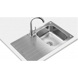 Teka UNIVERSE 45 T-XP 1C 1E Lavabo sobre-encimera Rectangular Acero inoxidable
