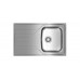 Teka UNIVERSE 45 T-XP 1C 1E Lavabo sobre-encimera Rectangular Acero inoxidable