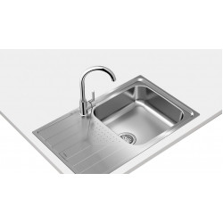 Teka UNIVERSE 50 T-XP 1C 1E MAX Lavabo sobre-encimera Rectangular Acero inoxidable