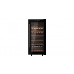 Vinoteca Teka RVF10032GBK, Cristal negro, 77 cm, 32 botellas, F