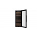 Vinoteca Teka RVF10051GBK, Cristal negro, 126 cm, 51 botellas, G