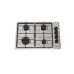 Placa de gas Teka HLX 540 KL, 4 zonas, 60x43,5 cm, Acero inoxidable