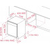 Lavavajillas integrable Teka DFI 44800, 10 servicios, 45 cm, E.