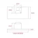 Campana decorativa de pared Teka DSF 96370 KCS IX, 650 m³/h, Inox, 90 cm, A++