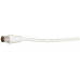 Cable coaxial de antena TV Elbe CA-4002-ANT, 1,5 m Blanco
