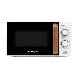 Microondas Orbegozo MI 2122 , 20 L, 700 W, Blanco