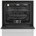 cocina de gas Beko FBG62000WL, 4 zonas, 64 L, Blanco