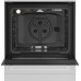 cocina de gas Beko FBG62000WL, 4 zonas, 64 L, Blanco