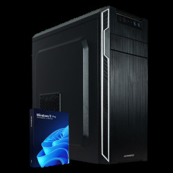 PC Sobremesa - GREED Multimedia 7 - Ordenador de oficina, Intel Core i7-6700, 16 GB RAM, 1000 GB HDD, HD Graphics, Windows 11 Pro, Negro