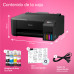 Impresora tinta - Epson EcoTank ET-1810, Color, WiFi, Tinta recargable