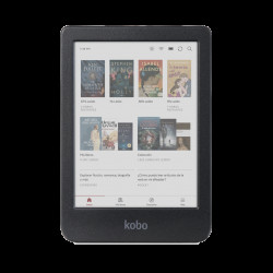 eBook - Kobo Clara Colour, Pantalla Táctil Color E-Ink Kaleido™ 3 de 6”, 16GB, Comfortlight PRO, IPX8, Pantalla color, Negro
