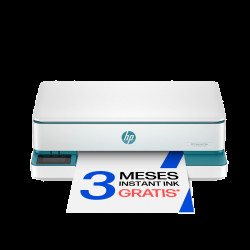Impresora multifunción tinta - HP Envy 6122e, Serie 6020, HP+, Wi-Fi, Fax móvil, Impresión fotográfica a doble cara automática, Instant Ink, Blanco