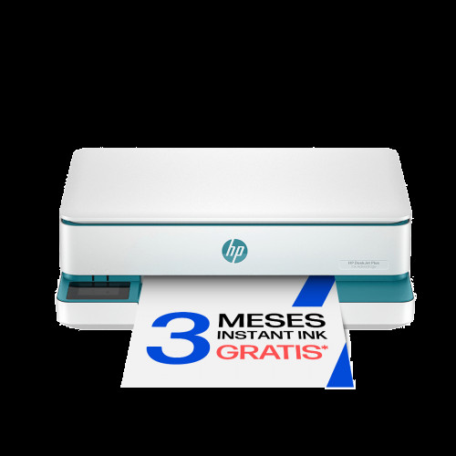 Impresora multifunción tinta - HP Envy 6122e, Serie 6020, HP+, Wi-Fi, Fax móvil, Impresión fotográfica a doble cara automática, Instant Ink, Blanco