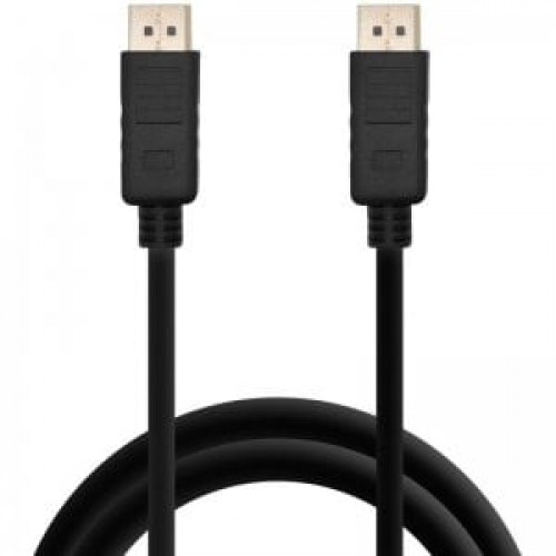 PcCom Essential Cable DisplayPort 1.2 Macho/Macho 4K 1.8m Negro