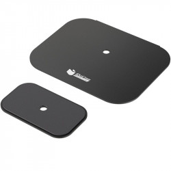 PcCom Essential Placa de Refuerzo Protección Escritorio para Soportes de Monitor Negro