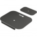PcCom Essential Placa de Refuerzo Protección Escritorio para Soportes de Monitor Negro