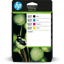 Cartucho de Titan Original HP 937 Multipack Negro/Cian/Magenta/Amarillo