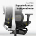 Owlotech Luxa Silla de Escritorio Ergonómica Mesh con Reposapiés Negra