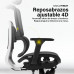 Owlotech Luxa Silla de Escritorio Ergonómica Mesh con Reposapiés Negra