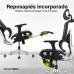 Owlotech Luxa Silla de Escritorio Ergonómica Mesh con Reposapiés Negra