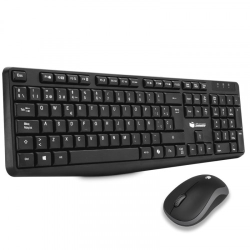 PcCom Essential MK20 Combo Teclado + Ratón Wireless con Copilot Negro