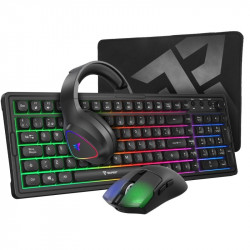 Tempest Combo 3100 PRO RGB Teclado + Ratón + Auriculares + Alfombrilla