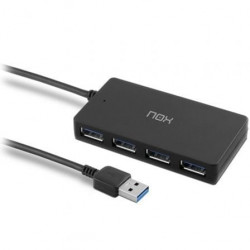 Hub NOX 4 puertos USB 3.0 10 Mbit/s modelo Lite Hub One compacto