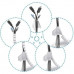 Organizador de Cables en Espiral AISENS A151-0919 3m Blanco Adaptador Incluido