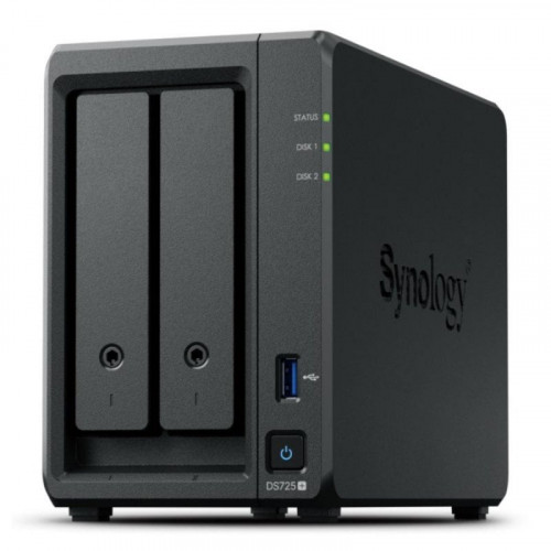 NAS Synology DiskStation DS725+ Ryzen R1600 4GB DDR4 2 Bahías 2.5GbE Expansión hasta 7 Discos