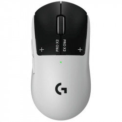 Ratón Logitech PRO X2 SUPERSTRIKE inalámbrico 44000 DPI blanco háptico LIGHTSPEED