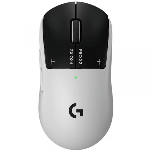 Ratón Logitech PRO X2 SUPERSTRIKE inalámbrico 44000 DPI blanco háptico LIGHTSPEED