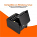 PcCom Essential Impresora de Tickets Térmica 80 mm USB + WIFI Negra