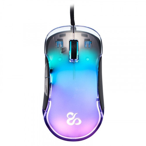 Newskill Lycan Ratón Gaming Transparente RGB 16000DPI