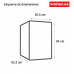 Frigorífico 1 puerta LIEBHERR TP-1410-21 01 (Estático - 85 cm - 138 L - Blanco)