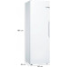 Frigorífico 1 puerta BOSCH KSV36VWEP (Estático - 186 cm - 346 L - Blanco)