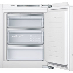 Congelador Vertical Integrable SIEMENS GI11VAFE0 (Low Frost - 71.2 cm - 72 L - Blanco)