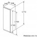 Arcón Vertical encastrable BOSCH GIN81ACE0 (No Frost - 1772 cm - 212 L - Blanco)